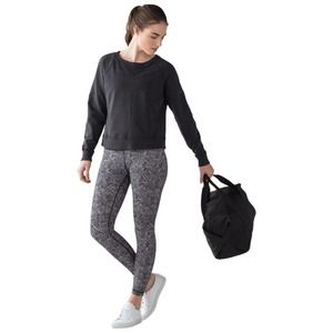 Lululemon Wunder Under Hi Rise 7/8 Tight Full On Luxtreme Alpine White Black 6